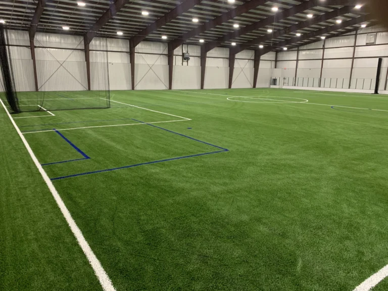 TSS indoor turf sports facility installation