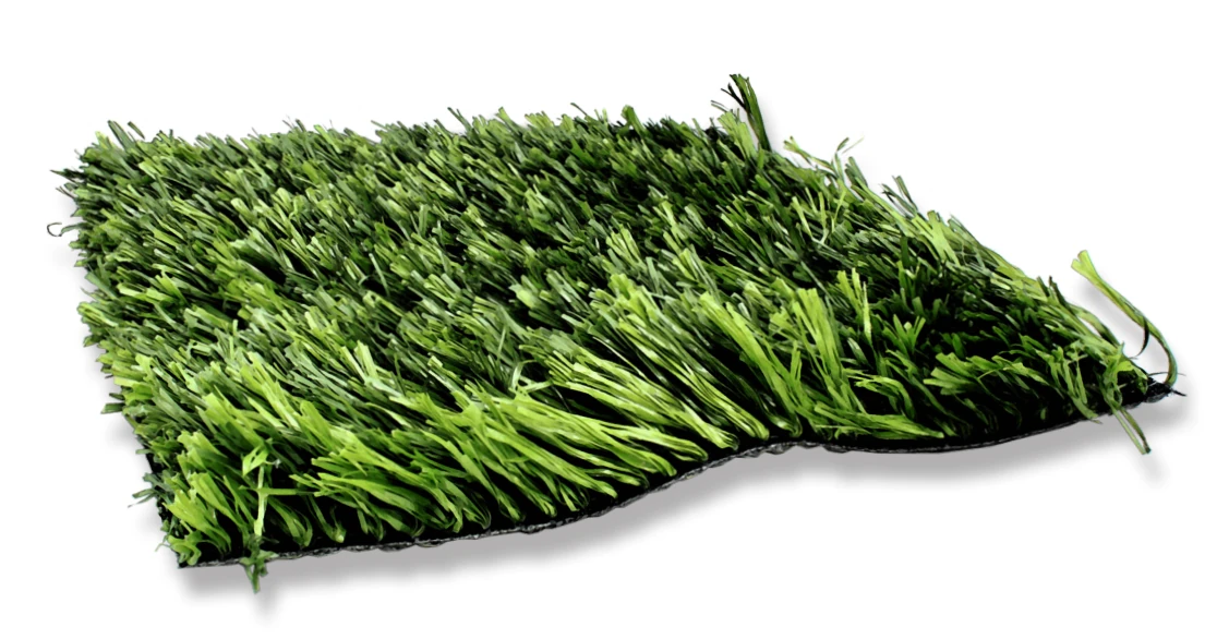 Close-up of artificial turf product sample